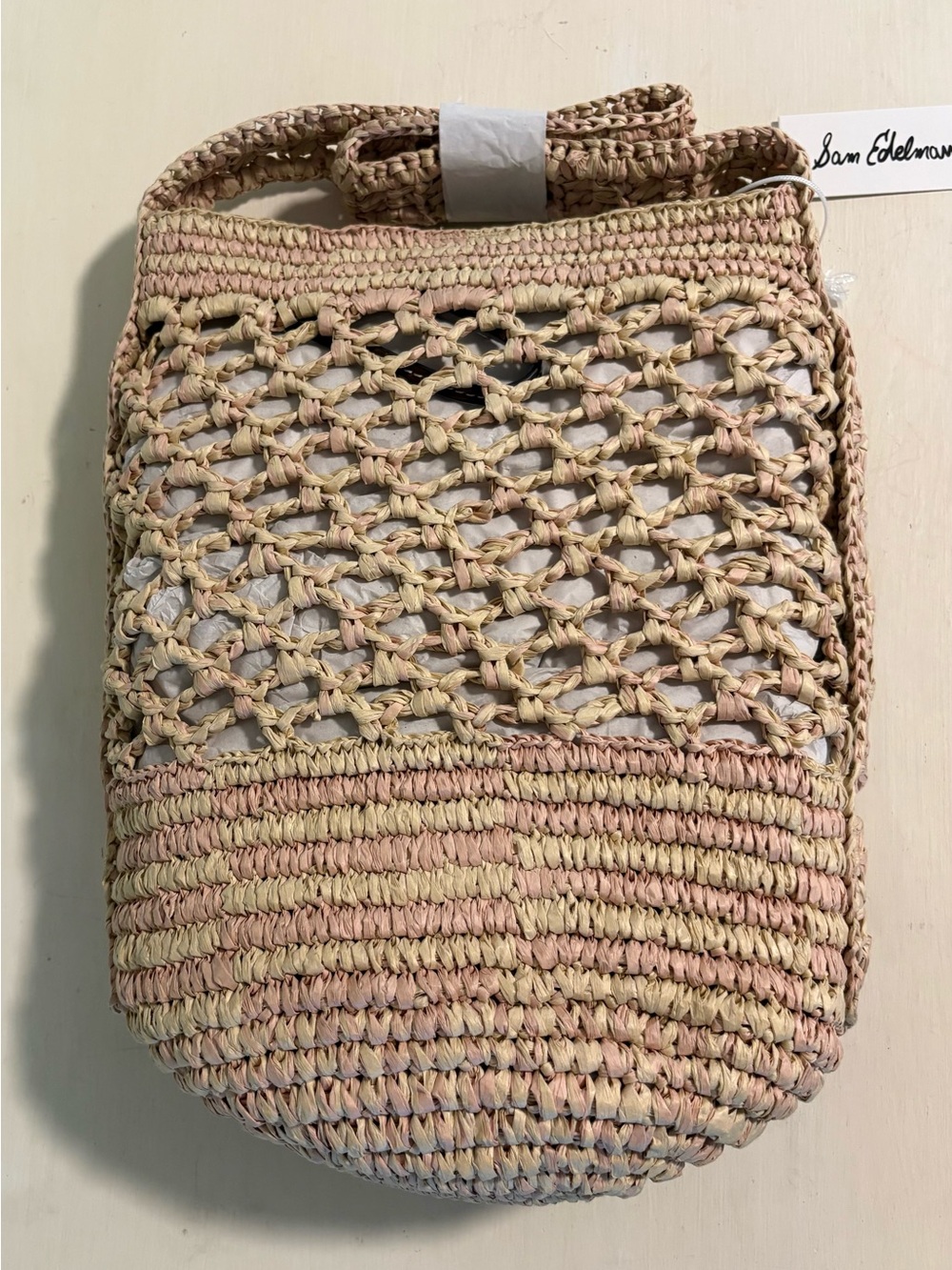 Sam Edelman Raffia Bucket Bag - Picture 6 of 7